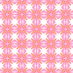 Tropical seamless pattern. Orange excellent boho