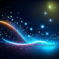 Obraz premium Abstract polygonal space low poly dark background with connecting dots and lines. Connection structure. 3d rendering 