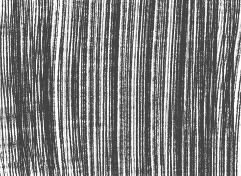 Grunge Horizontal Lines on transparent background. Dirty vertical lines. Rough brush strokes for texture. Thick rake strokes with chalk and dry media.