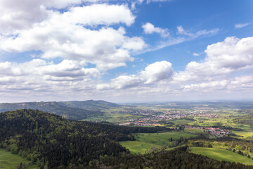 Fototapeta na wymiar Hiking in Albstadt, Germany