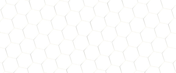 Hexagon geometric pattern. seamless hex background. abstract honeycomb cell. vector, abstract geometric hexagon white and gray color background. Computer digital drawing. white background.