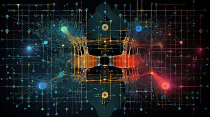Quantum cryptography's principles illustrated securing data transmission through quantum states.