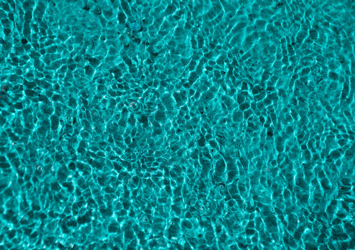 Abstract background with aquamarine waves and ripples