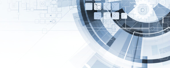 Obraz premium Technology abstract futuristic background for internet business. Big data concept.