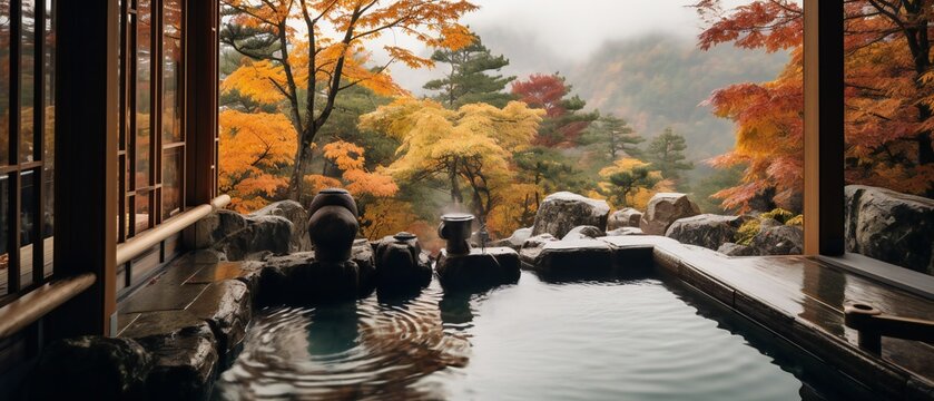 Japanese onsen ryokan