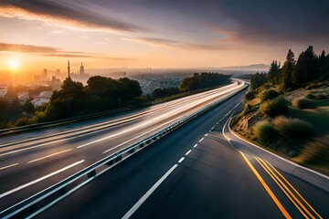 Obraz premium traffic on the highway