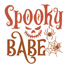 Spooky babe SVG