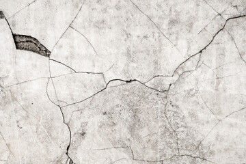 Fototapeta premium Grunge cracked concrete wall texture abstract background