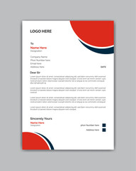 Simple letterhead template.