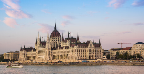 Fototapeta premium The Hungarian Parliament Building in Budapest