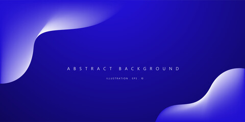 Abstract background modern blue color with sparkling white light waves. digital technology concept. vector art