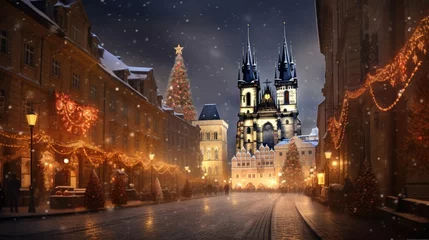 Photo sur Plexiglas Prague European Christmas markets