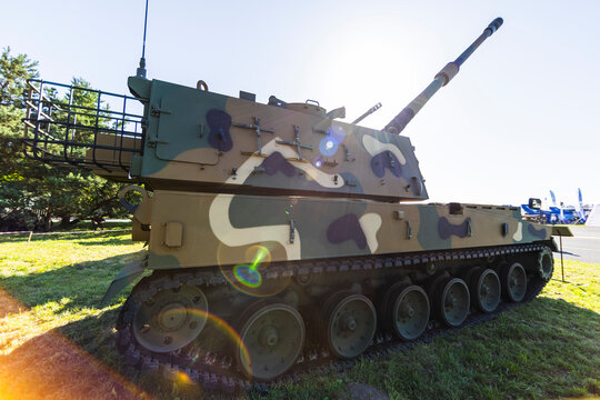 Ostrava Czech republic 2022-09-20
The K9 Thunder is a South Korean 155 mm self-propelled howitzer 