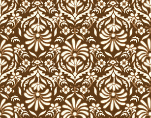 seamless damask pattern	