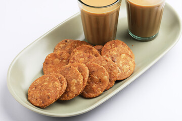 Thattai or Nippattu or Chekkalu is a south Indian deep fried snack made with rice flour prepared during Janmashtami or Sri Krishna Jayanthi festival Served with hot Tea