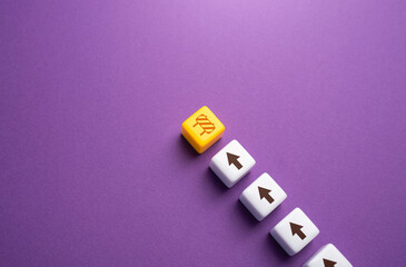 Run into an obstacle. Blocking the further course of the process path. Stop work. Being stopped by...