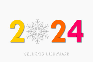 2024 - gelukkig nieuwjaar 2024