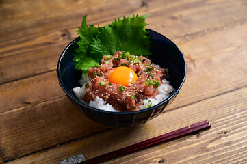 漬けネギトロ丼