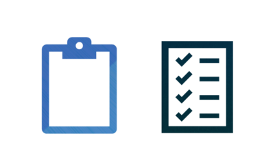 clipboard with paper illustration symbol