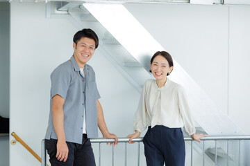 男性と女性のビジネスイメージ