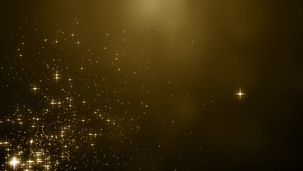 Particles abstract gold event awards trailer titles cinematic concert openers luxury celebration background