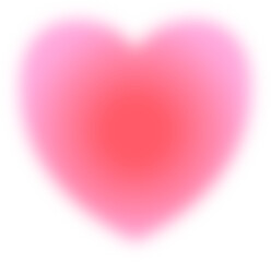 Blurred soft pink Heart shape. Vector illustration