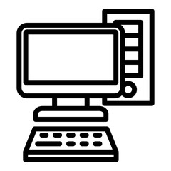 Computer Outline Icon