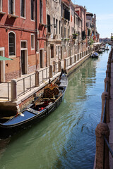 Fototapeta na wymiar Peaceful and charming district of Dorsoduro in Venice. Italy