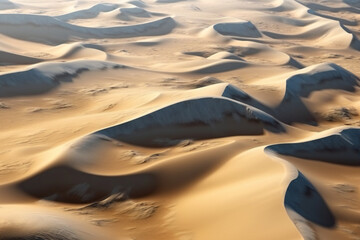 Fototapeta na wymiar Tranquil Desert Landscape: Solitude and Serenity in Arid Beauty.
