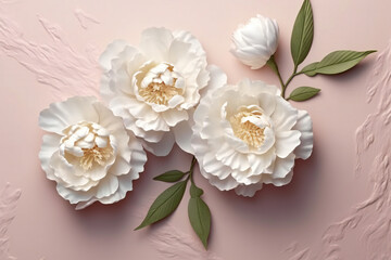 Blooming Beauty: Delicate Flora Arrangement in Pristine White.