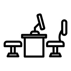 Commercial Space Outline Icon