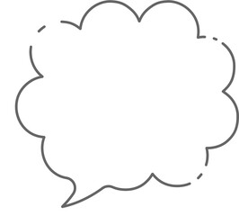 Black and white speech bubble balloon icon sticker memo keyword planner text box banner, flat png transparent element design