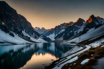 sunrise over the mountains