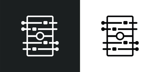 table football icon isolated in white and black colors. table football outline vector icon from free time collection for web, mobile apps and ui.
