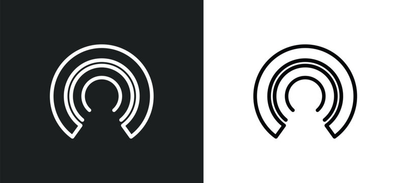 open source icon isolated in white and black colors. open source outline vector icon from general collection for web, mobile apps and ui.