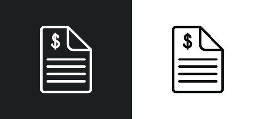 credit report icon isolated in white and black colors. credit report outline vector icon from general collection for web, mobile apps and ui.