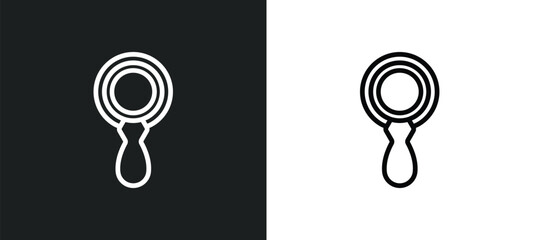 look up icon isolated in white and black colors. look up outline vector icon from gestures collection for web, mobile apps and ui. - obrazy, fototapety, plakaty