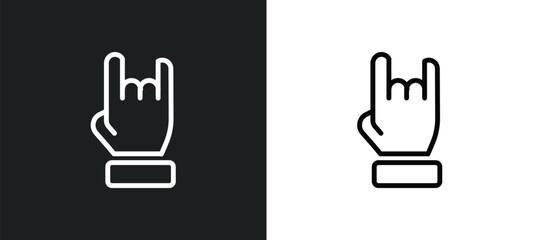 two fingers up icon isolated in white and black colors. two fingers up outline vector icon from gestures collection for web, mobile apps and ui.