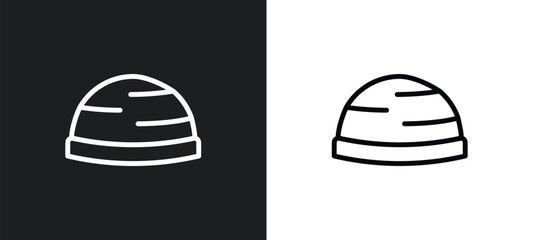 bosu ball icon isolated in white and black colors. bosu ball outline vector icon from gym and fitness collection for web, mobile apps and ui.