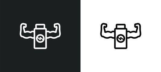 Fototapeta premium fitness drink icon isolated in white and black colors. fitness drink outline vector icon from gym and fitness collection for web, mobile apps and ui.