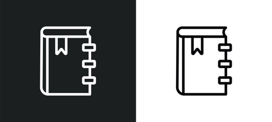 appointment book icon isolated in white and black colors. appointment book outline vector icon from hygiene collection for web, mobile apps and ui. - obrazy, fototapety, plakaty