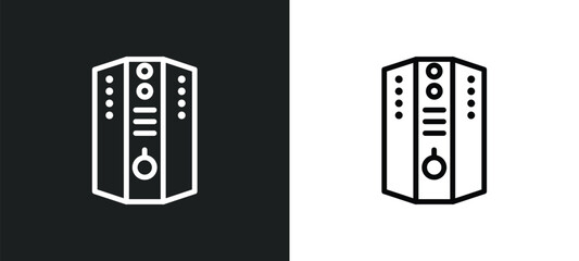 water heater icon isolated in white and black colors. water heater outline vector icon from hygiene collection for web, mobile apps and ui.