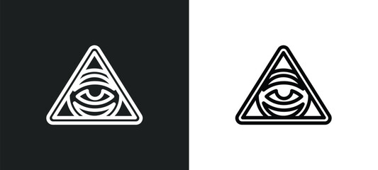 cao dai icon isolated in white and black colors. cao dai outline vector icon from religion collection for web, mobile apps and ui. - obrazy, fototapety, plakaty