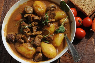 stew with vegetables