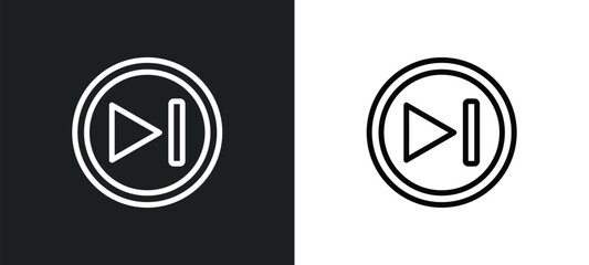 music player icon isolated in white and black colors. music player outline vector icon from electronic devices collection for web, mobile apps and ui.