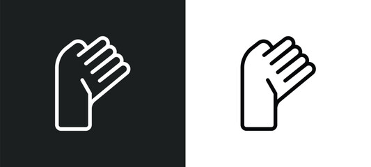 revolution icon isolated in white and black colors. revolution outline vector icon from meteorology collection for web, mobile apps and ui.