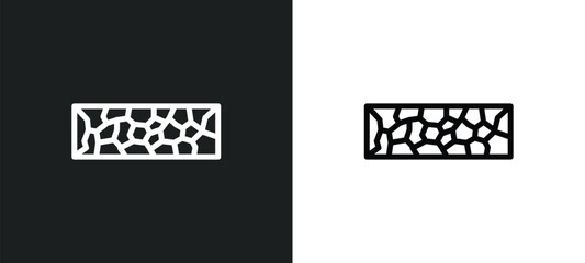 drought icon isolated in white and black colors. drought outline vector icon from meteorology collection for web, mobile apps and ui.