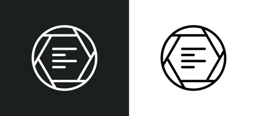 align left icon isolated in white and black colors. align left outline vector icon from signs collection for web, mobile apps and ui.