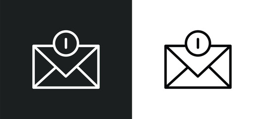 receive money message icon isolated in white and black colors. receive money message outline vector icon from technology collection for web, mobile apps and ui.