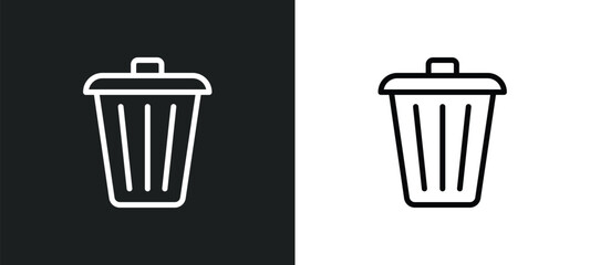 eliminar icon isolated in white and black colors. eliminar outline vector icon from user interface collection for web, mobile apps and ui.